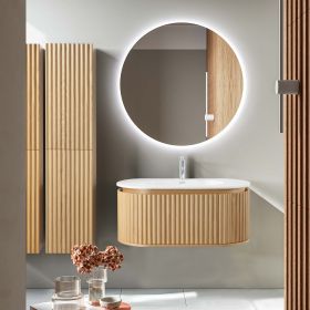 BEGONIA SOUS MEUBLE POUR SALLE DE BAIN NATURAL OAK