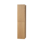 BEGONIA HIGH CABINET - 2 DOORS - HANDLELESS - SOFT CLOSE - REVERSIBLE - 35X160X35 CM - NATURAL OAK
