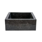 SQUARE COUNTERTOP WASHBOWL FULLY POLISHED - BLACK